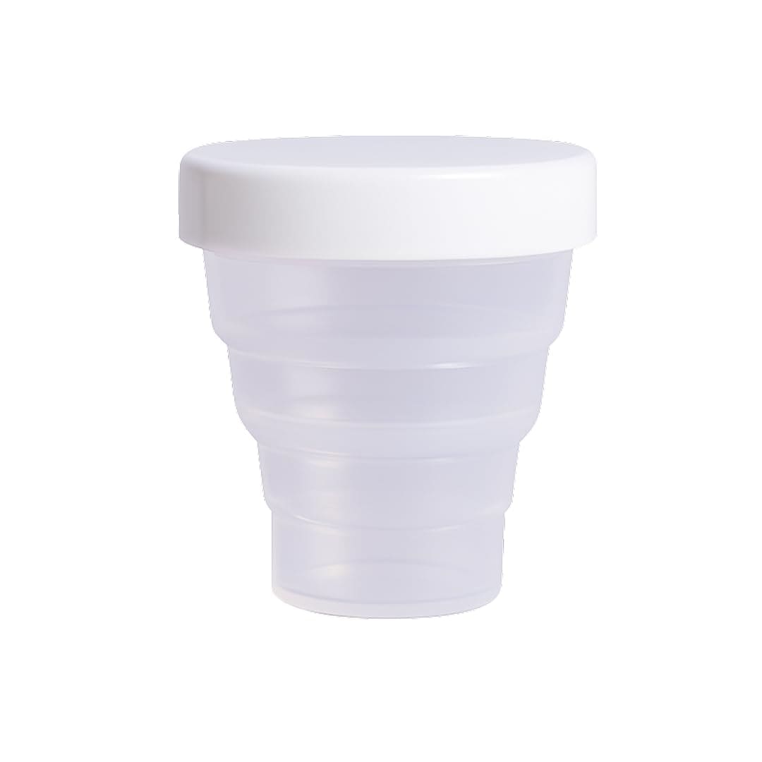 Nory No-Mess Pee Cup – Collapsible, Reusable Urine Collection Cup with Extended Handle – Mess-Free Sample Collection for Women