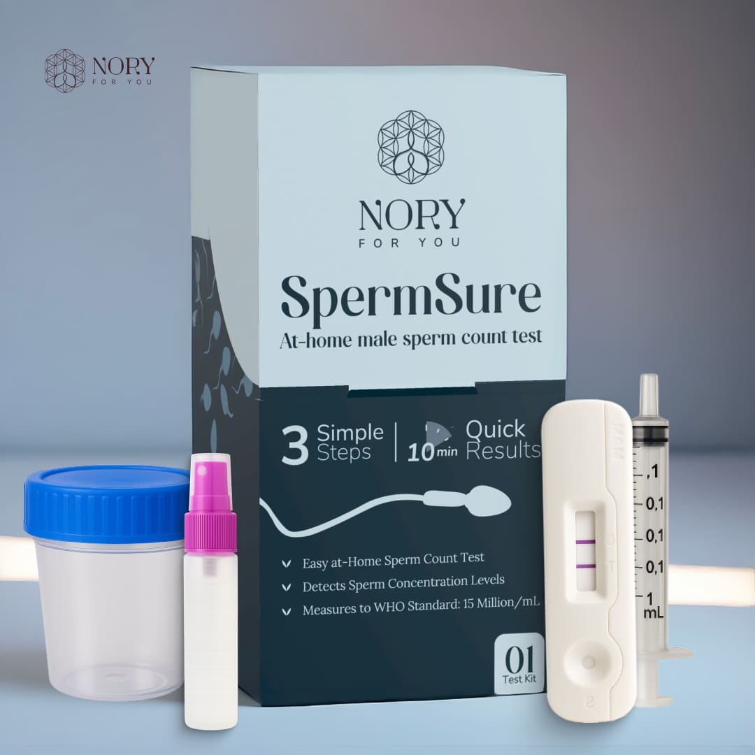 Nory Sperm Test Kit – At-Home Male Fertility Test for Sperm Count, Easy & Accurate Results