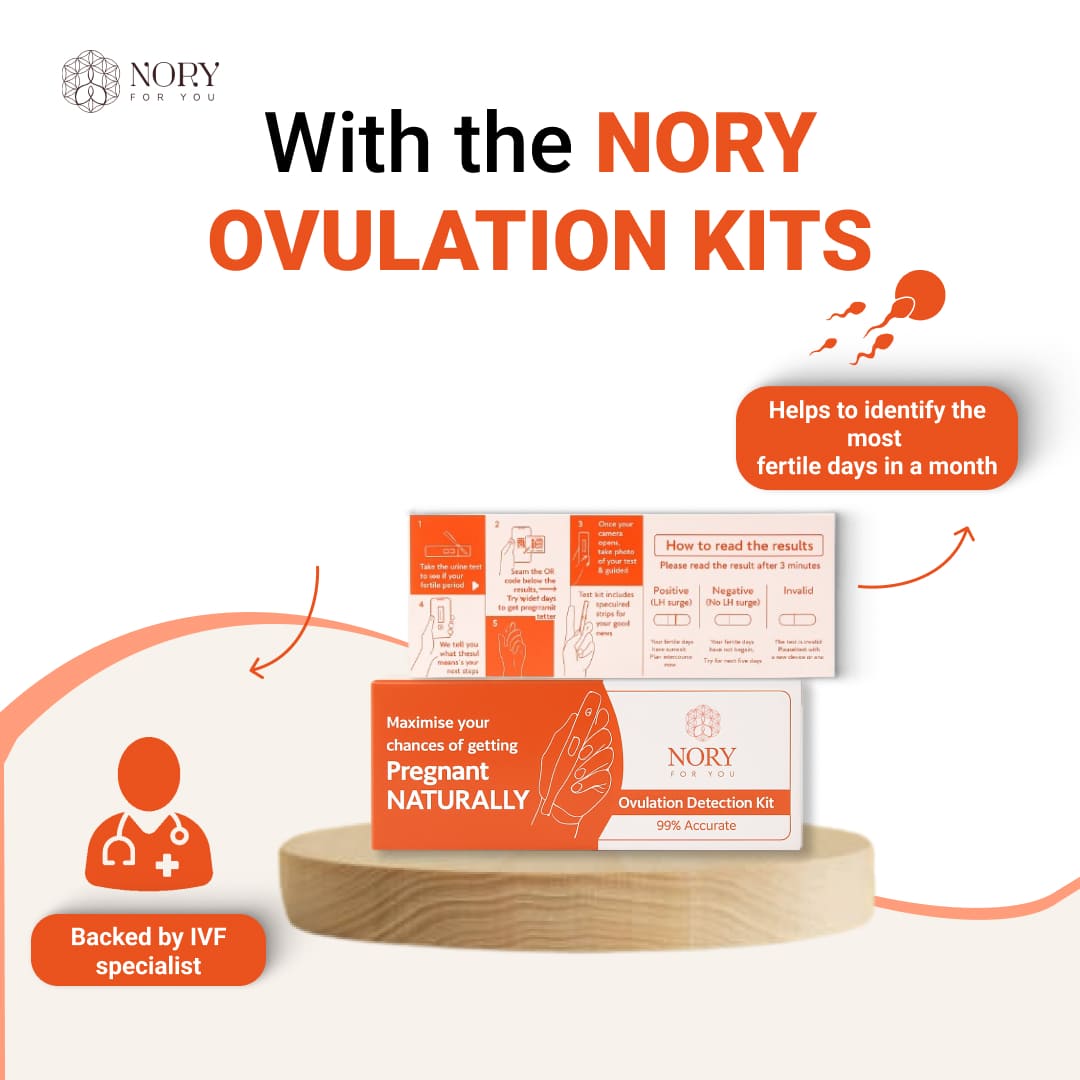 Ovulation Test Kit Combo of 5 Strips and 1 Pregnancy Kit for Women Family Planning to get Pregnant Naturally