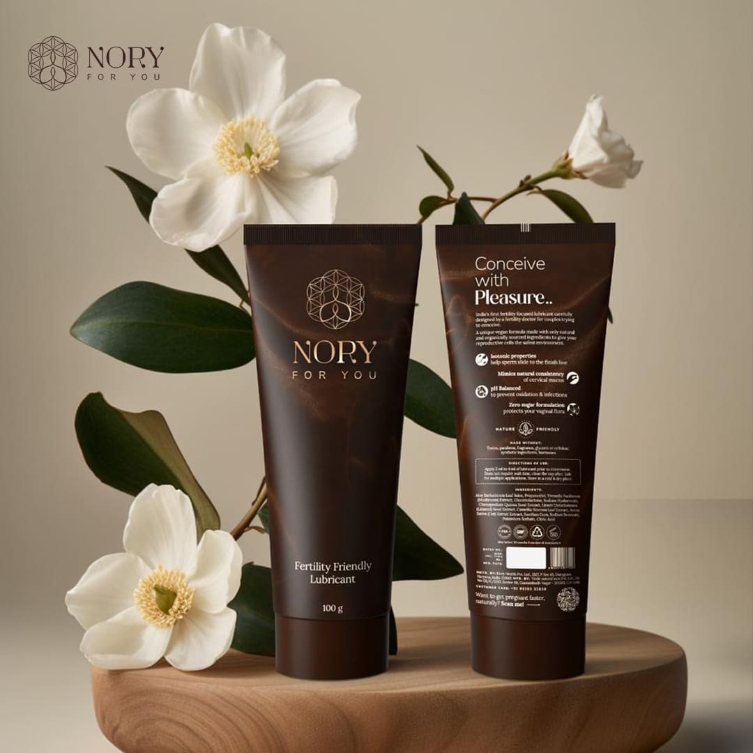 India's First Fertility Friendly Personal Water Based Lube (100gm) Organic, Non-Staining Aloe Vera Lubricant Gel for Privacy, Natural Luber for Men & Women