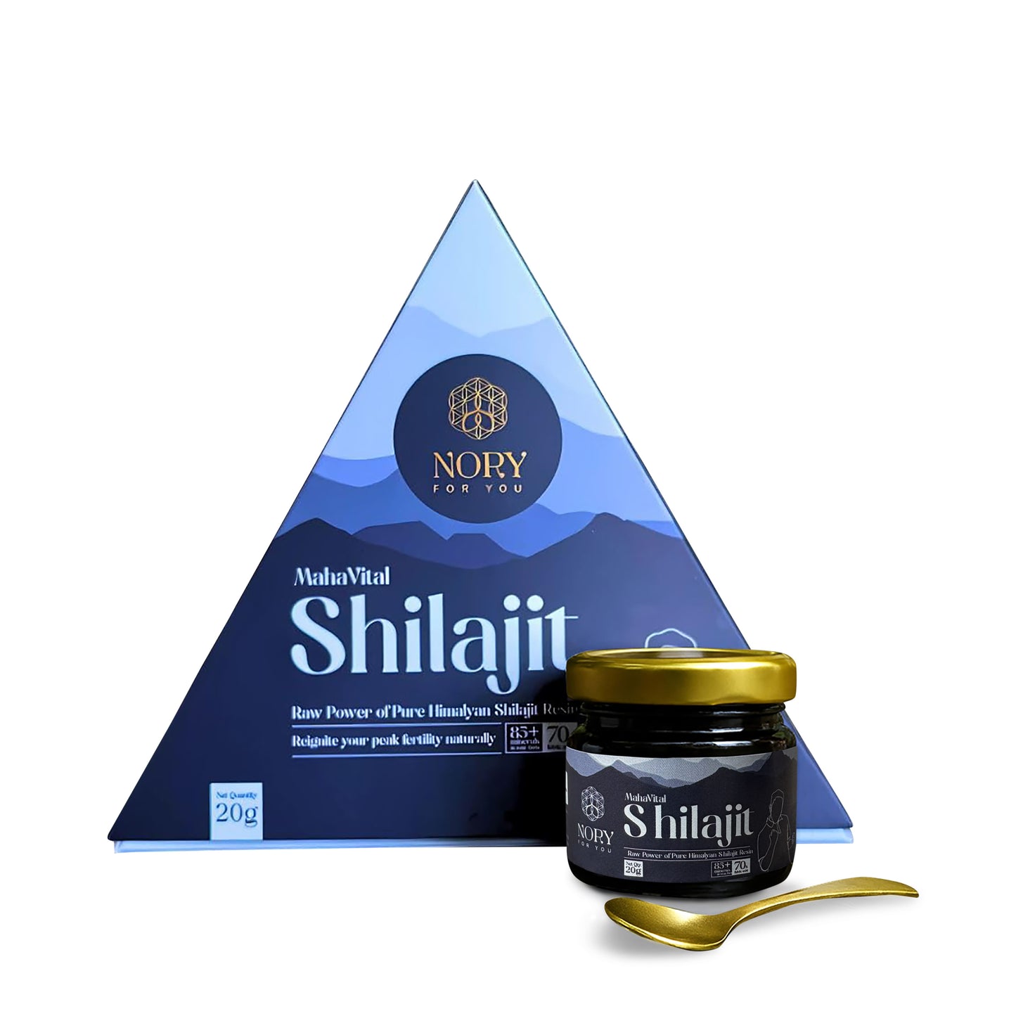 Shilajit Resin 20g – Himalayan Ayurvedic Booster for Stamina, Fertility & Wellness