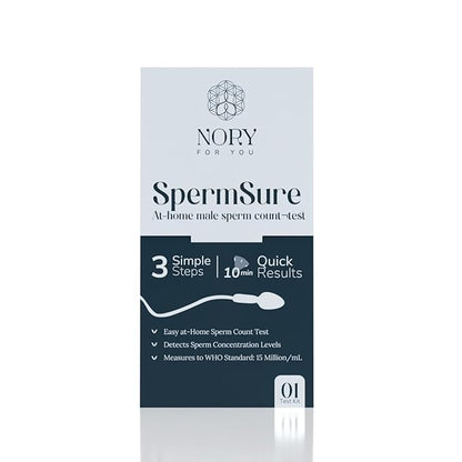 Nory Sperm Test Kit – At-Home Male Fertility Test for Sperm Count, Easy & Accurate Results