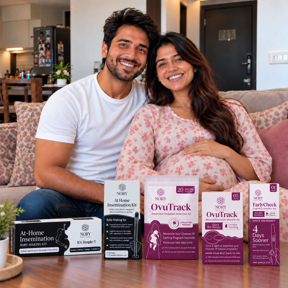 Conceive naturally at home