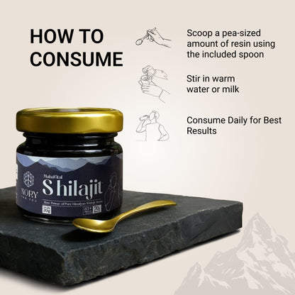 Shilajit Resin 20g – Himalayan Ayurvedic Booster for Stamina, Fertility & Wellness