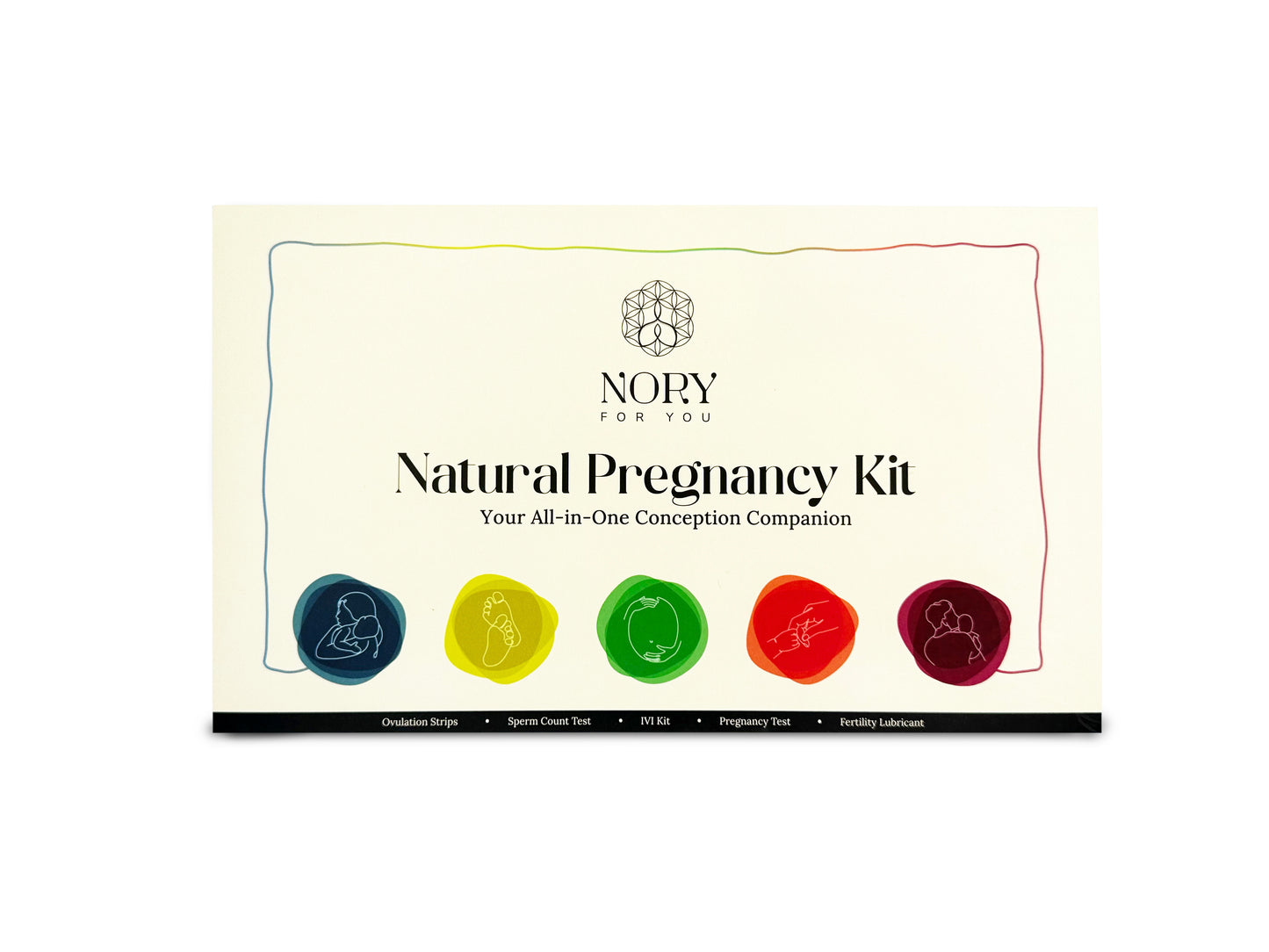 Nory Fertility Natural Pregnancy Combo Kit – Sperm Test Kit, Ovulation Kit, Pregnancy Test Kits & IVI Home Insemination Kit – Complete At-Home Fertility Test Pack for Men & Women – Easy to Use, Accurate, Safe & Doctor-Curated
