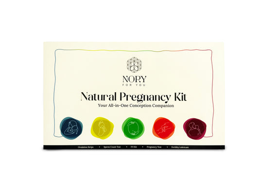 Nory Fertility Natural Pregnancy Combo Kit – Sperm Test Kit, Ovulation Kit, Pregnancy Test Kits & IVI Home Insemination Kit – Complete At-Home Fertility Test Pack for Men & Women – Easy to Use, Accurate, Safe & Doctor-Curated