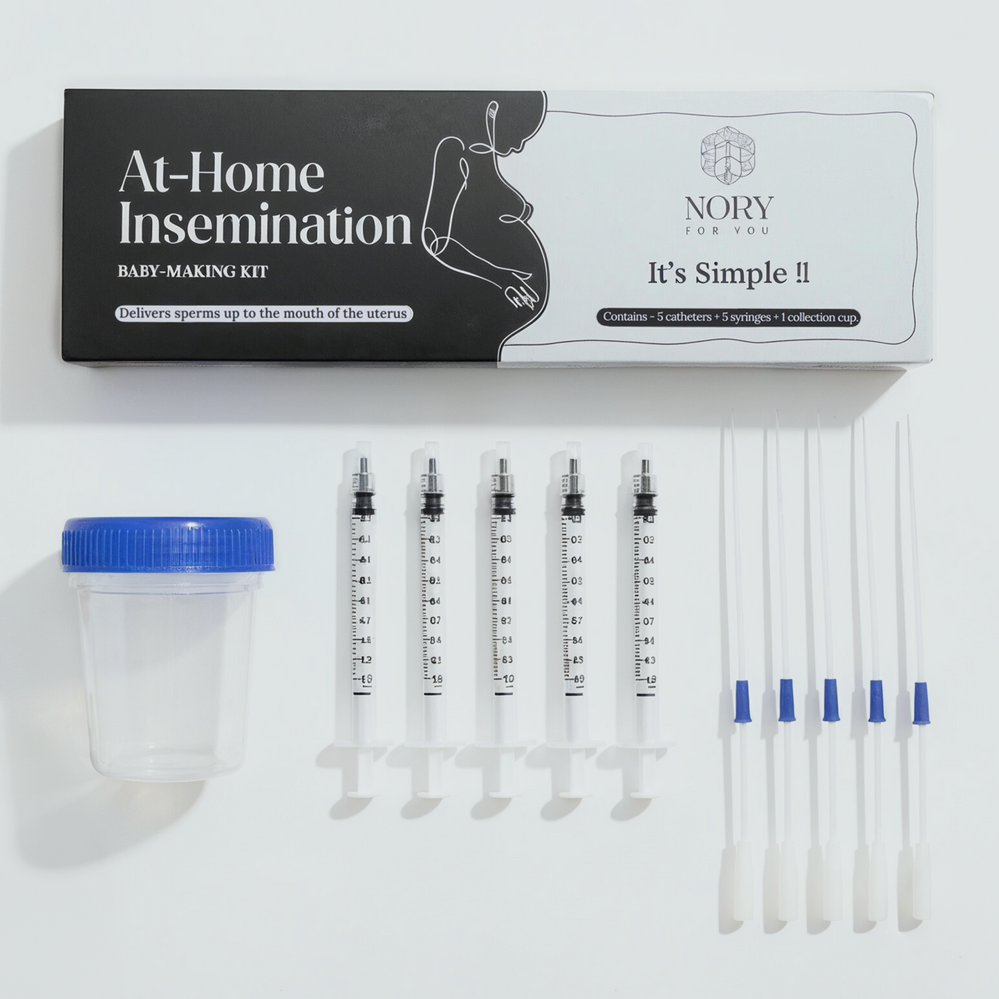 Nory IVI / IUI Kit – At-Home Insemination Kit for Women | Conceive Naturally