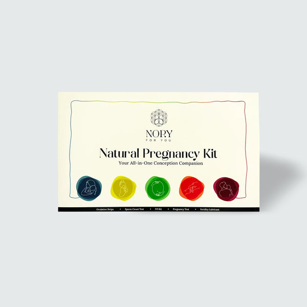 Nory Fertility Natural Pregnancy Combo Kit – Sperm Test Kit, Ovulation Kit, Pregnancy Test Kits & IVI Home Insemination Kit – Complete At-Home Fertility Test Pack for Men & Women – Easy to Use, Accurate, Safe & Doctor-Curated