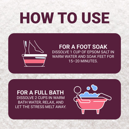 Nory Mamasoak Epsom Salt for Pregnancy Relief/Swollen Feet/Cramps & Joint Stiffness, Magnesium Rich Bath Salt for Foot, Relieves Aches & Pain, 800g