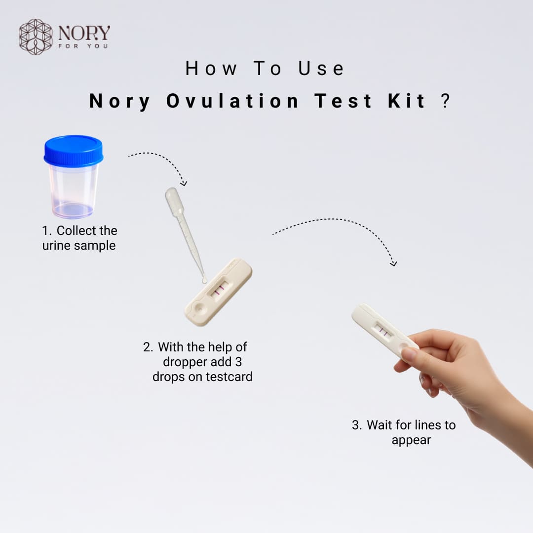 Ovulation Test Kit Combo of 5 Strips for Women Family Planning to get Pregnant Naturally