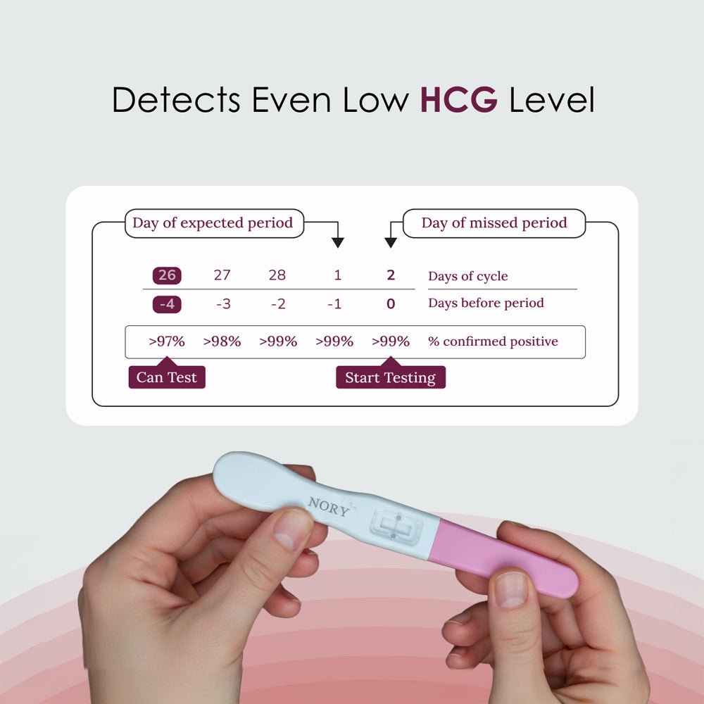 Pregnancy Test Kit for Women - 2X, Tells Pregnancy 4 Days Early (Pack of 2)