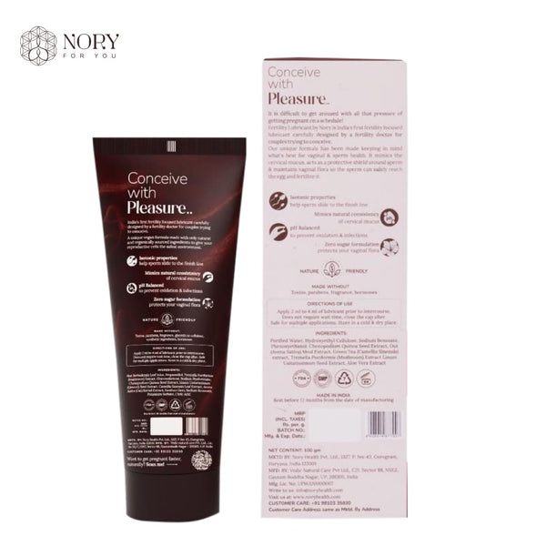 India's First Fertility Friendly Personal Water Based Lube (100gm) Organic for Men & Women