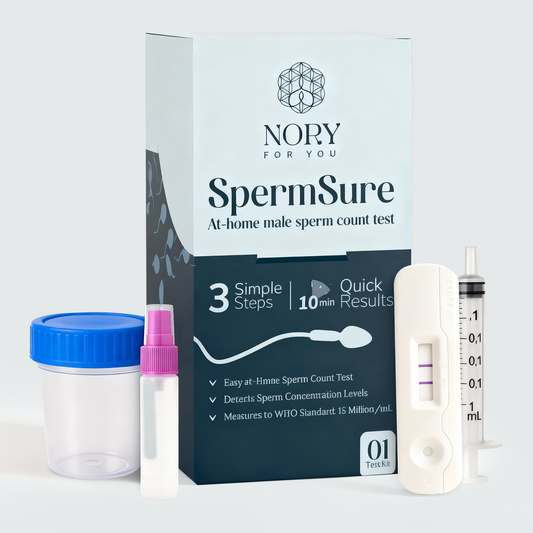 Nory SpermSure Test Kit – At-Home Male Fertility Test for Sperm Count, Easy & Accurate Results
