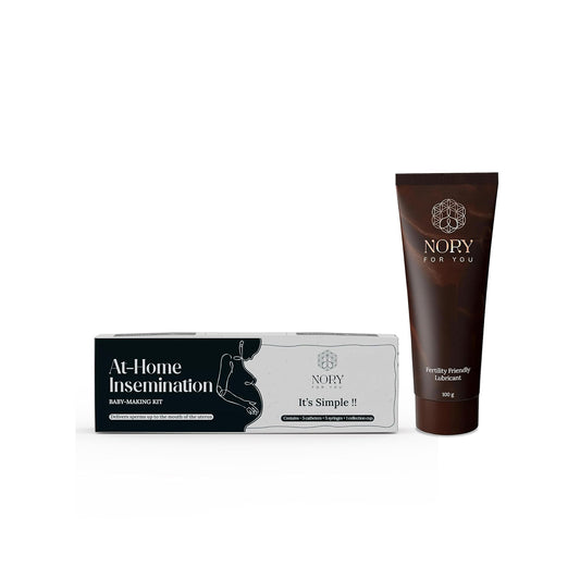 Nory Lube + IVI Kit Combo – Fertility-Friendly Lubricant & At-Home Insemination Kit for Couples