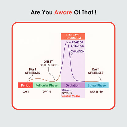 Ovulation Test Kit Combo of 5 Strips and 1 Pregnancy Kit for Women Family Planning to get Pregnant Naturally