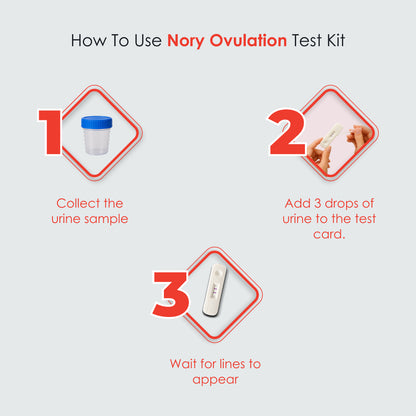 Ovulation Test Kit Combo of 5 Strips and 1 Pregnancy Kit for Women Family Planning to get Pregnant Naturally